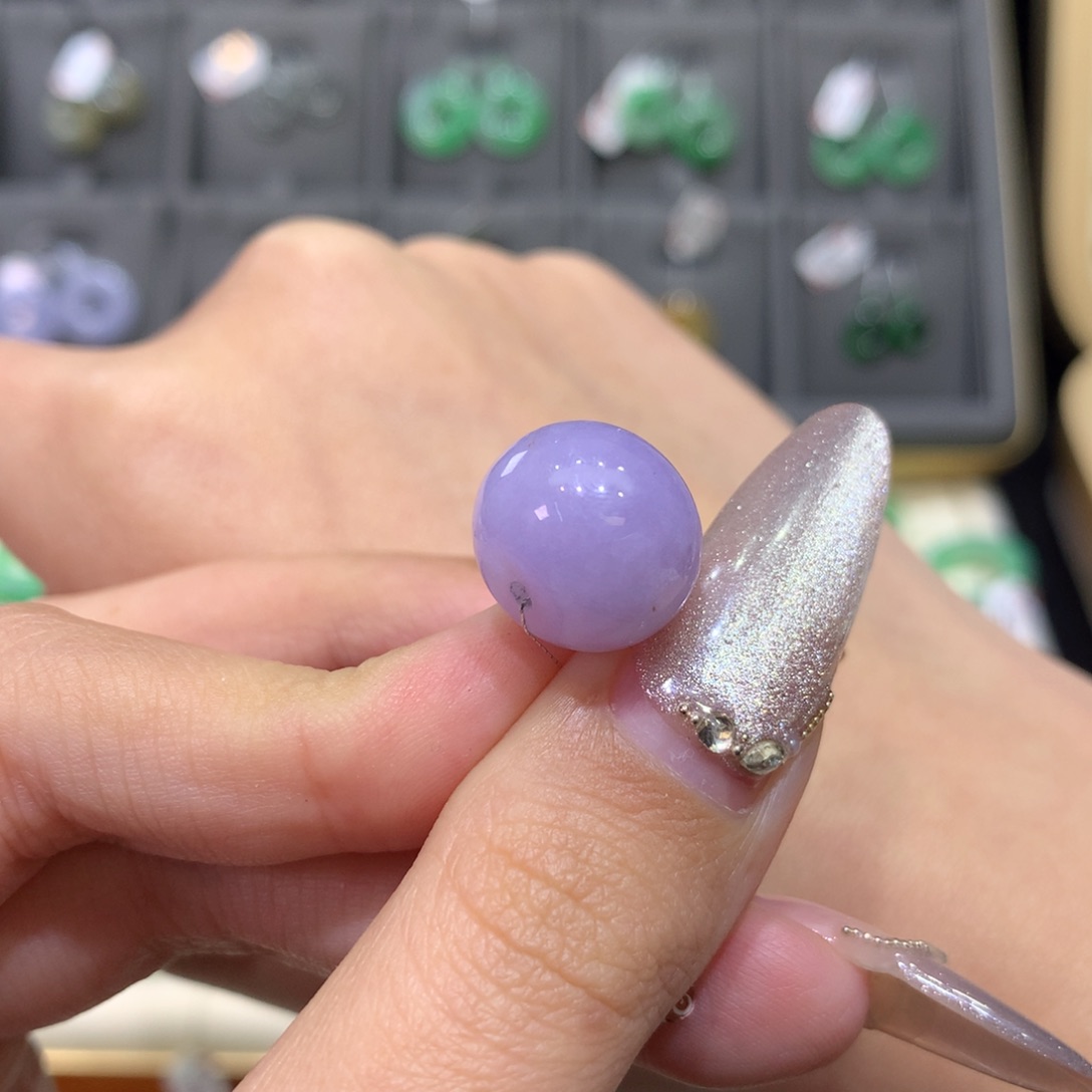 翡翠戒指未镶嵌路路通