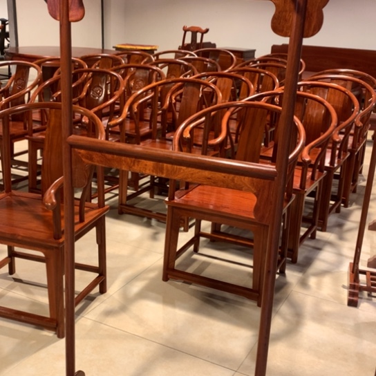 紫檀木类家具春**实衣帽架