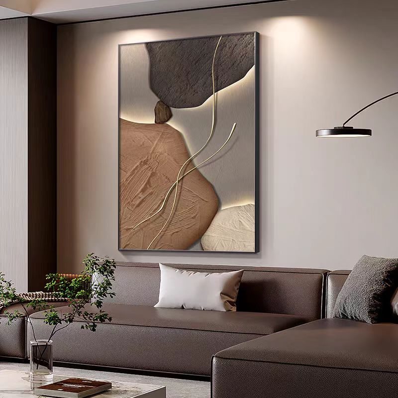 TREES/原森小屋石来运转客厅装饰画沙发背景墙落地画抽象玄关挂画