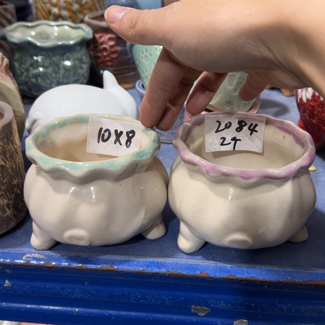  陶瓷多肉小花盆@@2084