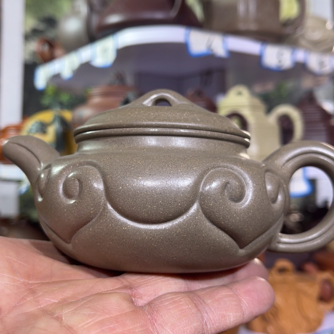 紫砂茶壶静**钓我们的一生总是