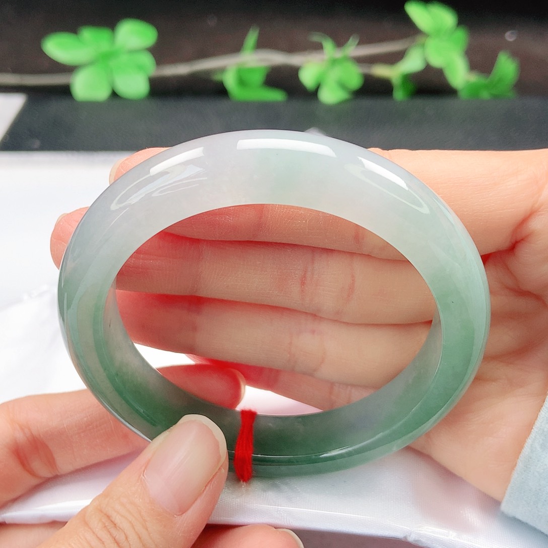 未镶嵌手镯翡翠56圈