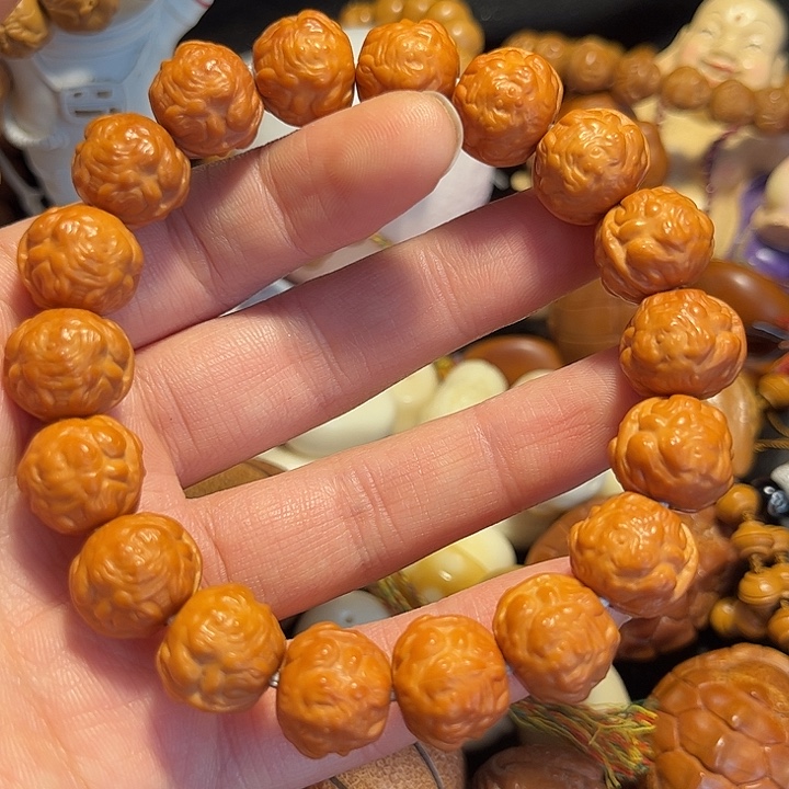 手串/手链橄榄核猴头蝉王