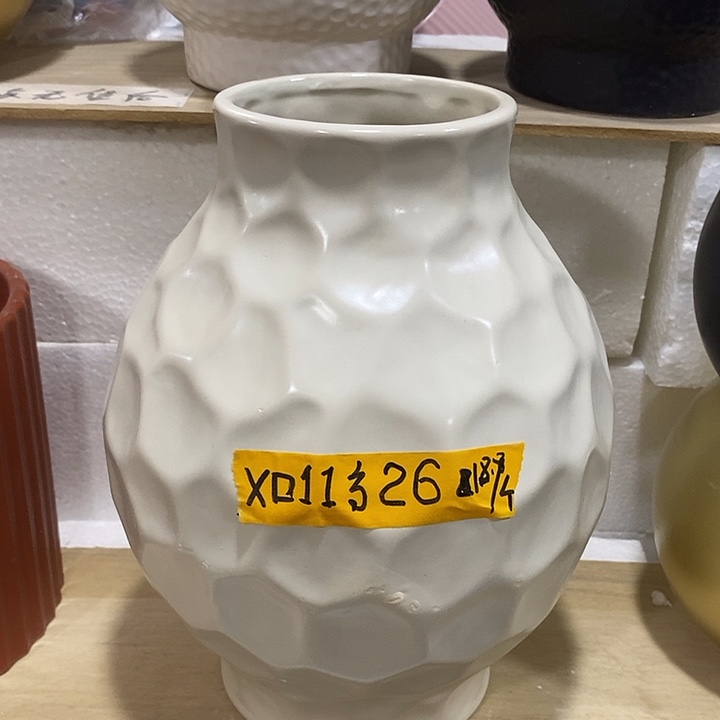 陶盆有孔 瑕疵针孔漏釉介意勿拍口 高