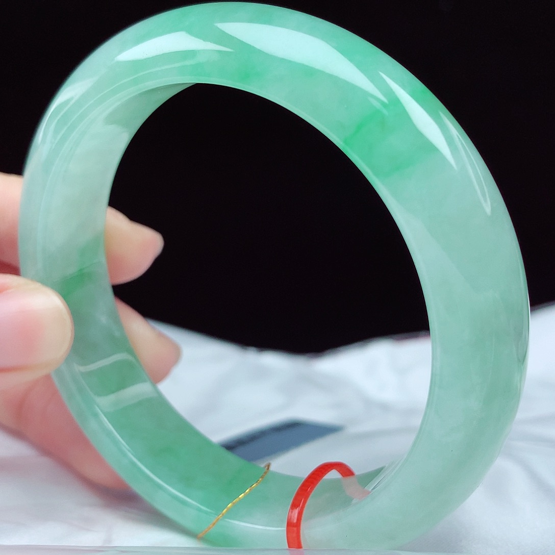 未镶嵌手镯翡翠56宽版0271高颜值推荐！