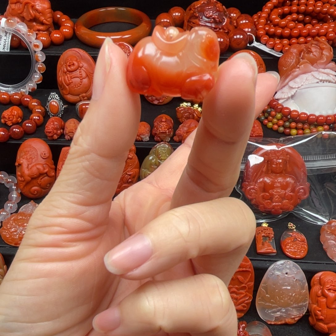 南红玛瑙未镶嵌保山南红唐马