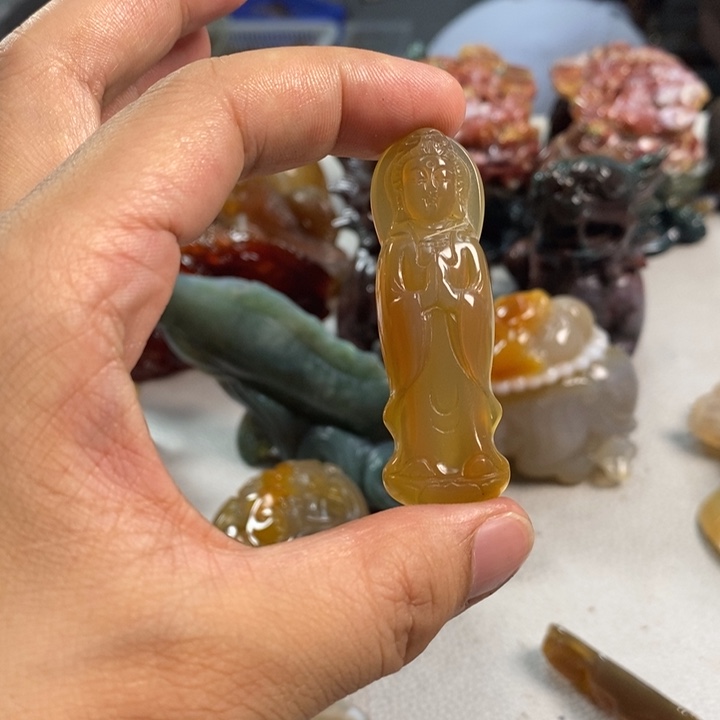 玛瑙/玉髓吊坠(不含链)未镶嵌