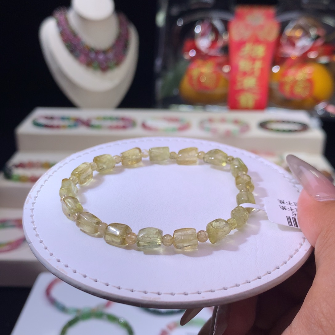 碧玺手链未镶嵌碧玺