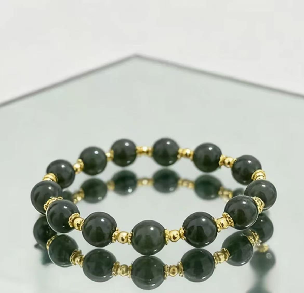 新疆和田玉设计款手串 MMS 320