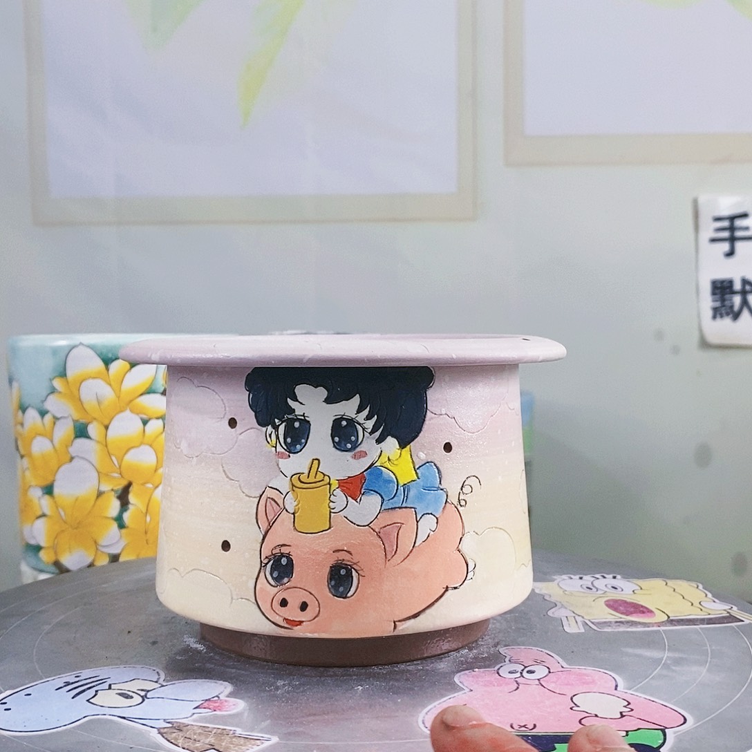 花盆紫砂满28包邮