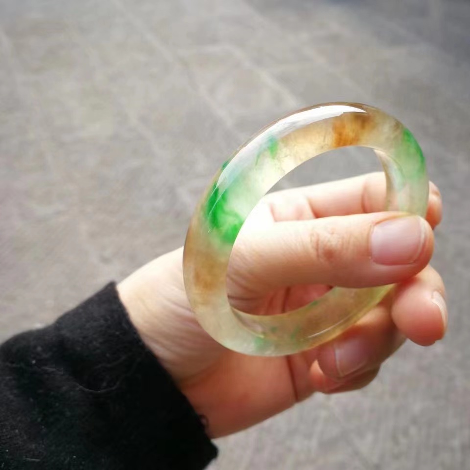天然缅甸A货翡翠手镯圈口测量方法【勿拍】