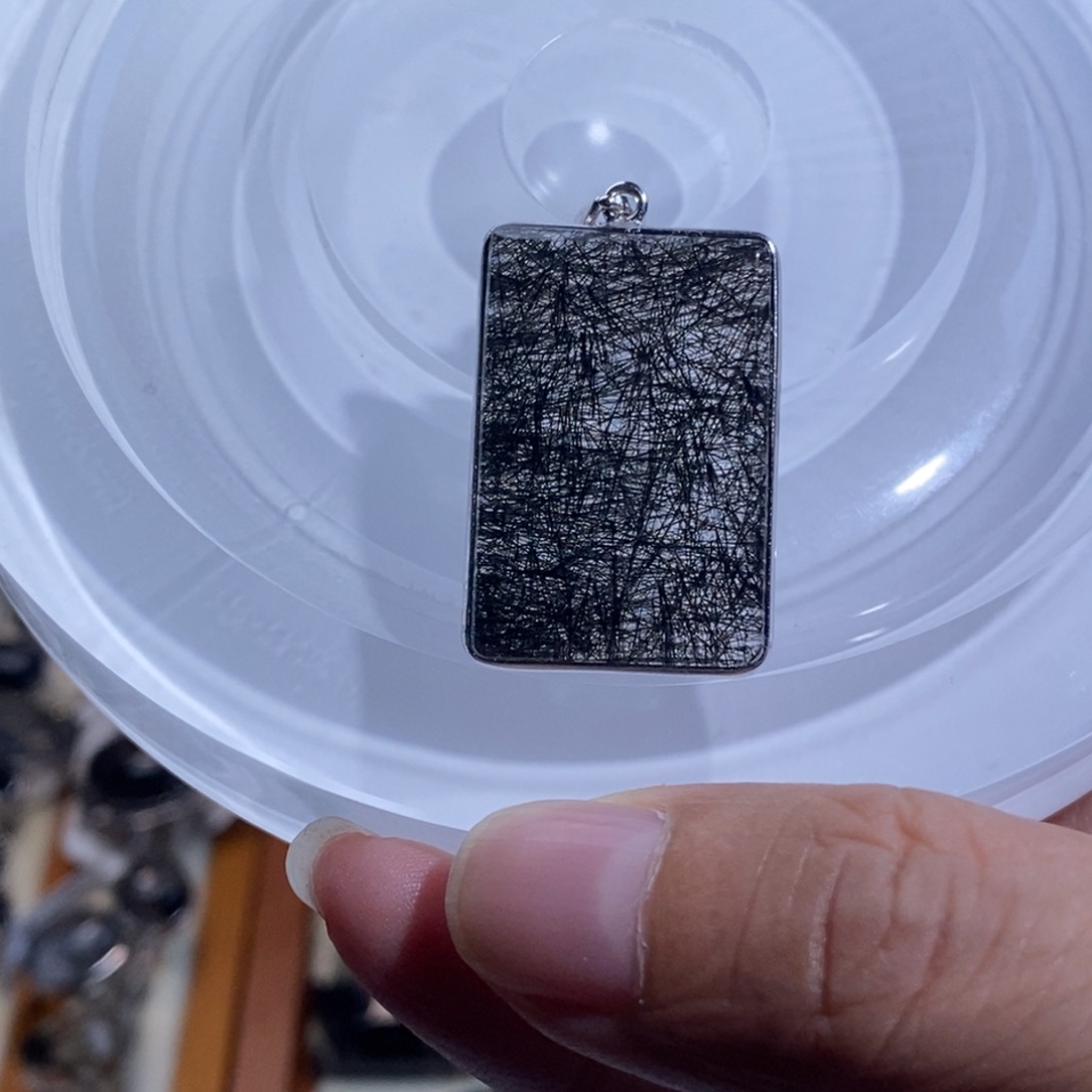 水晶未镶嵌手链无事牌黑发晶