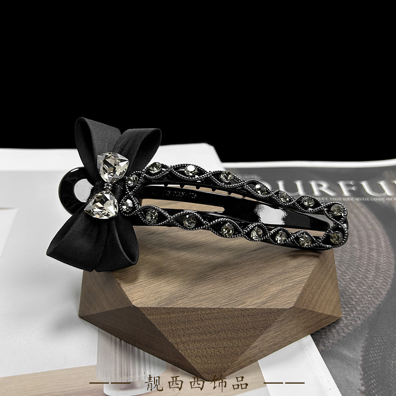 【LXX靓西西】144 盘发鸭嘴夹11.7厘米精致优雅盘发燕尾夹