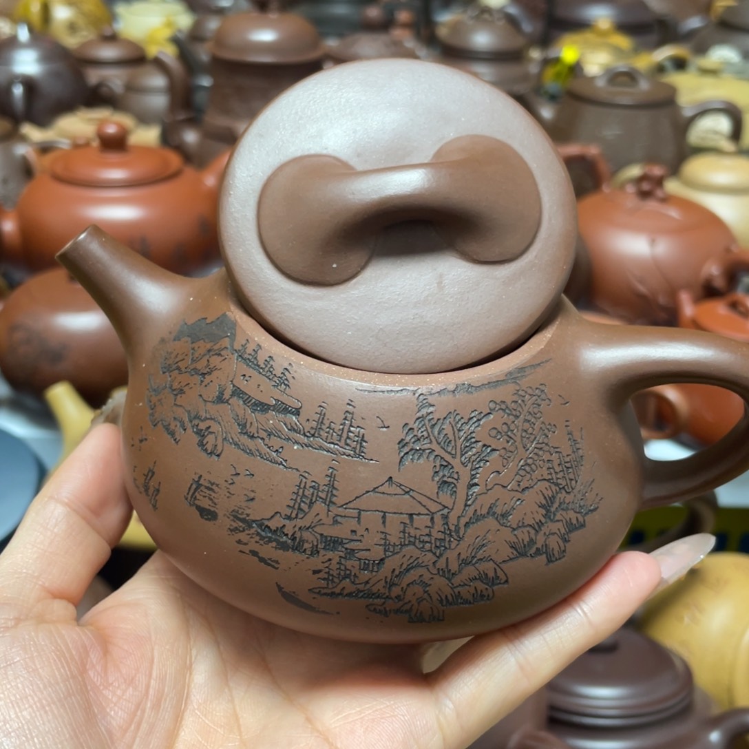 詹***及紫砂茶壶紫砂艺术作品