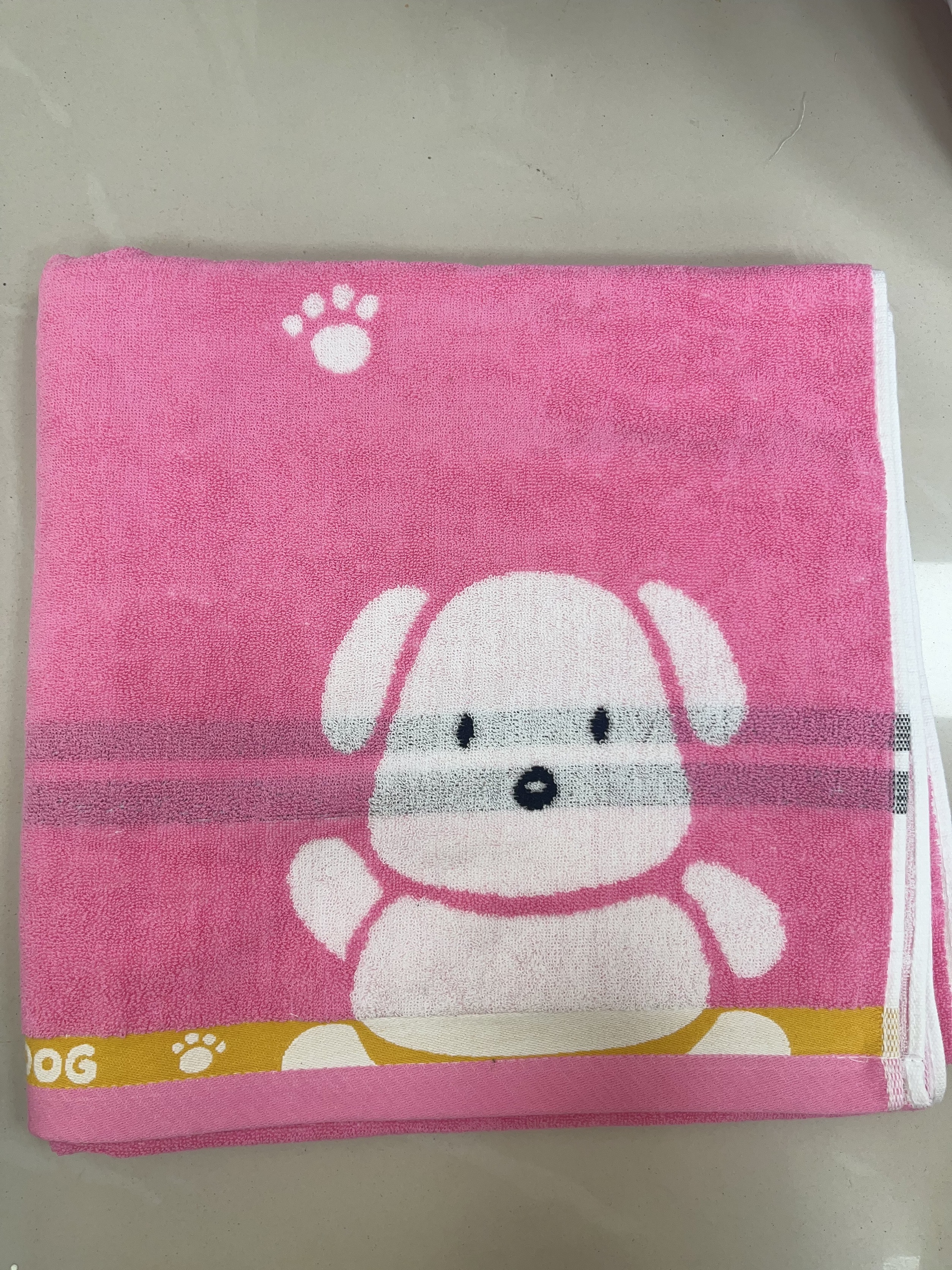 70*140纯棉大浴巾柔软吸水家用洗脸学生亲肤可爱毛圈超柔蓝色粉色