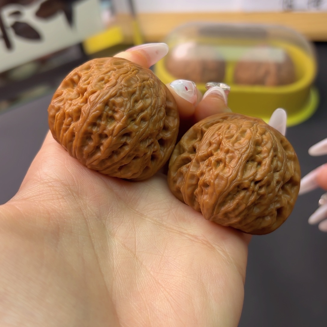 文玩核桃把件铁锤 40 微修