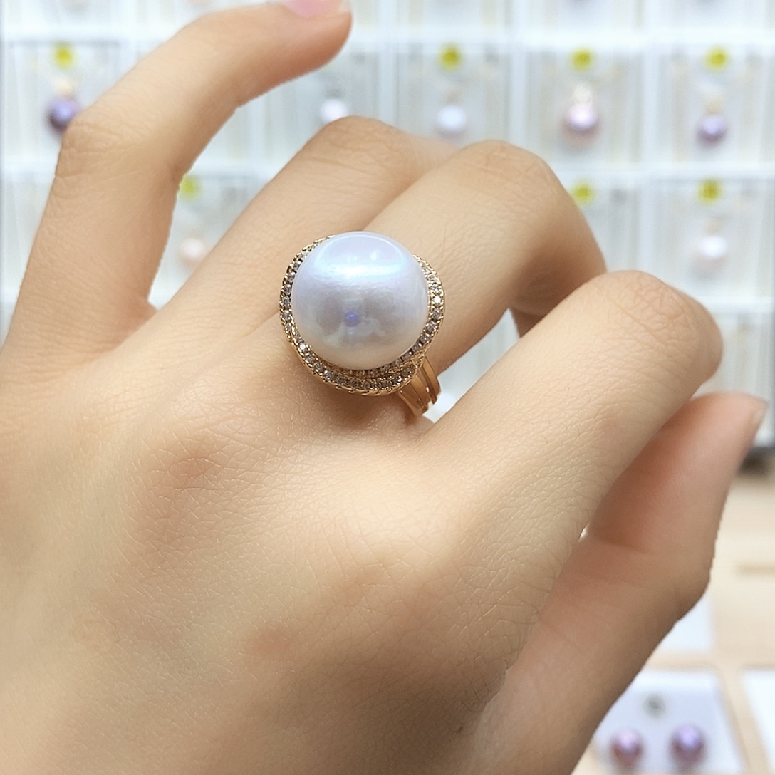 淡水珍珠颈饰合金