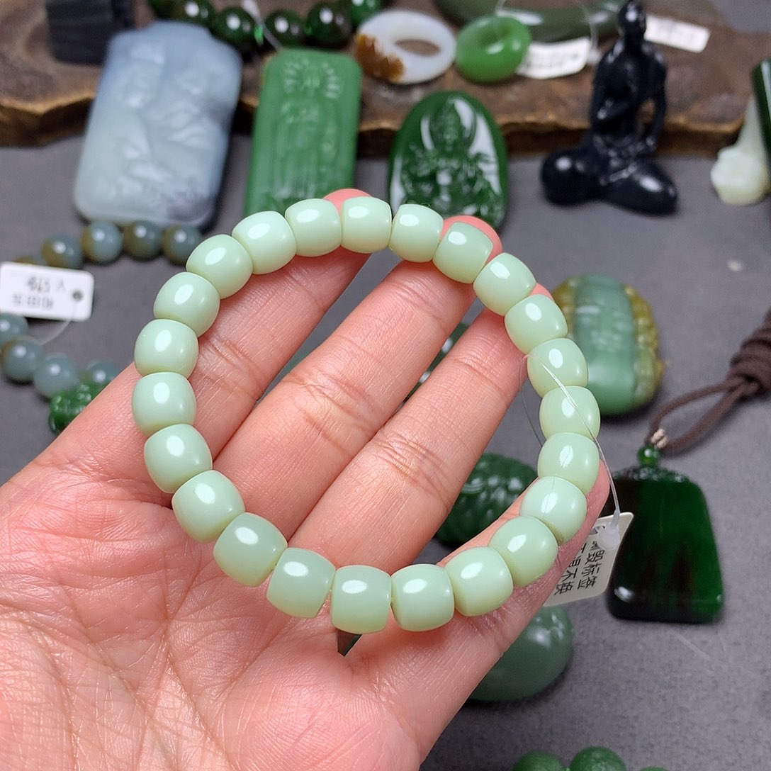 和田玉手串未镶嵌