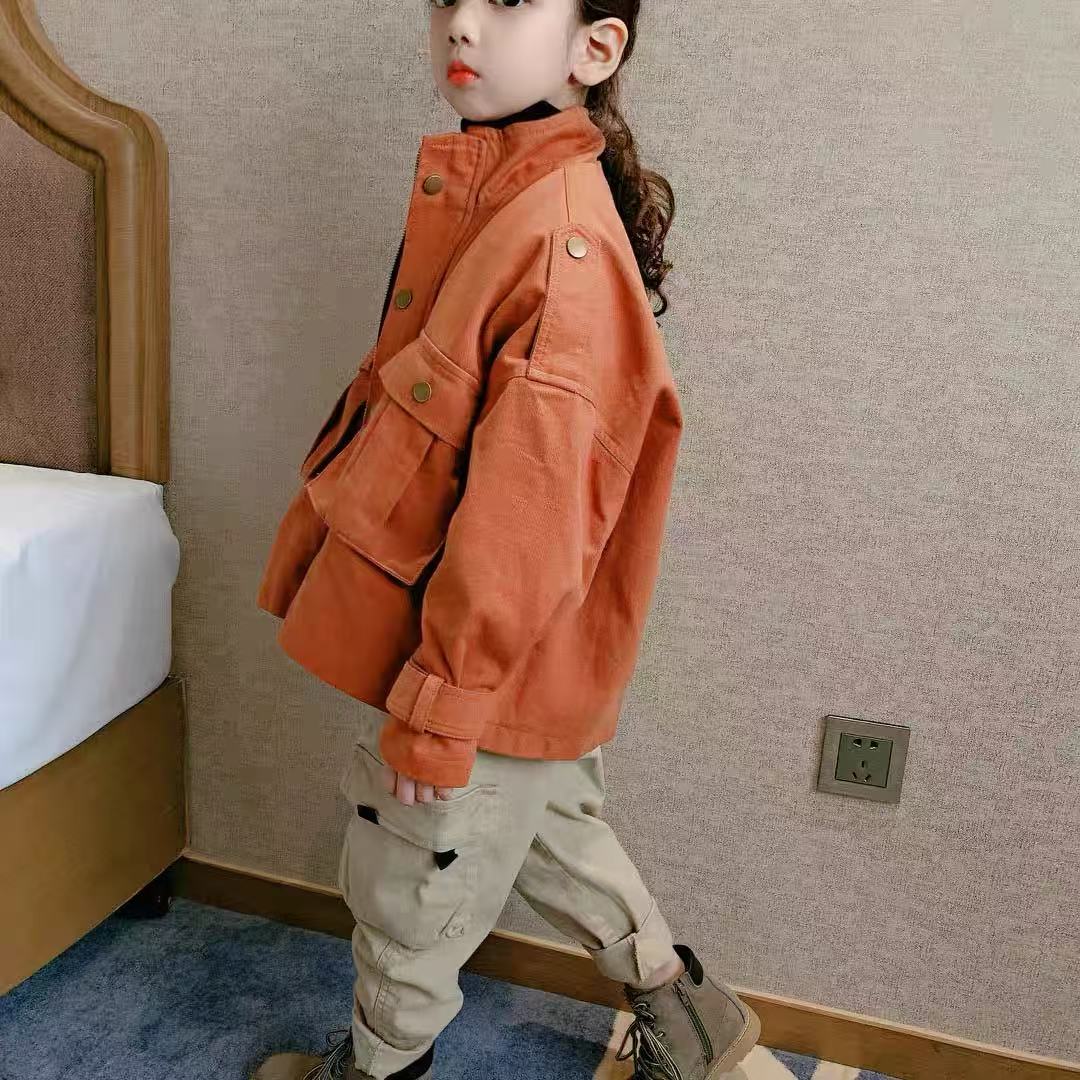 儿童2025春季新款时尚百搭潮流休闲外套(尺码偏大-按身高拍)B0716