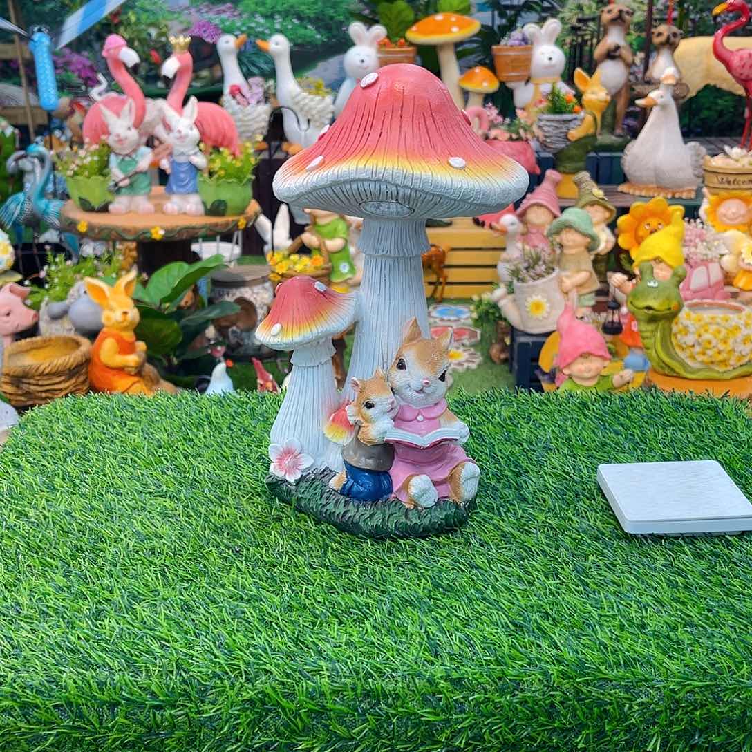 红陶花园庭院摆件