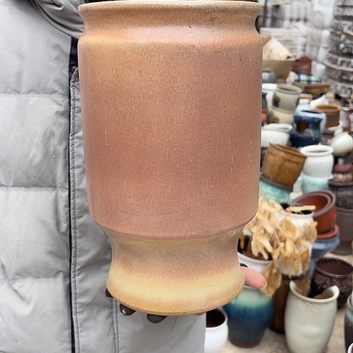 红陶深口径18高度30