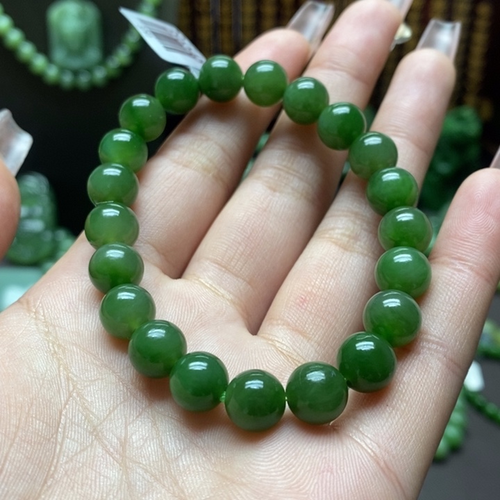 和田玉（碧玉）手串未镶嵌