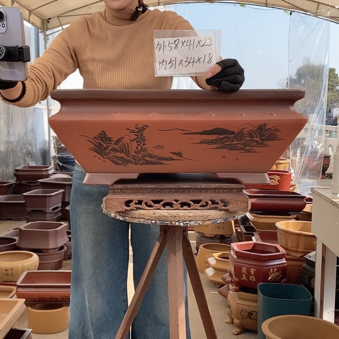 花盆紫砂紫砂花盆