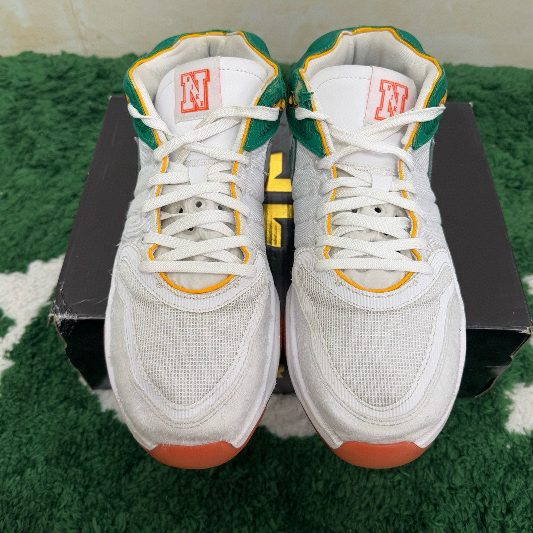 45码/Hustle2AiZoomEP白绿实战篮球鞋