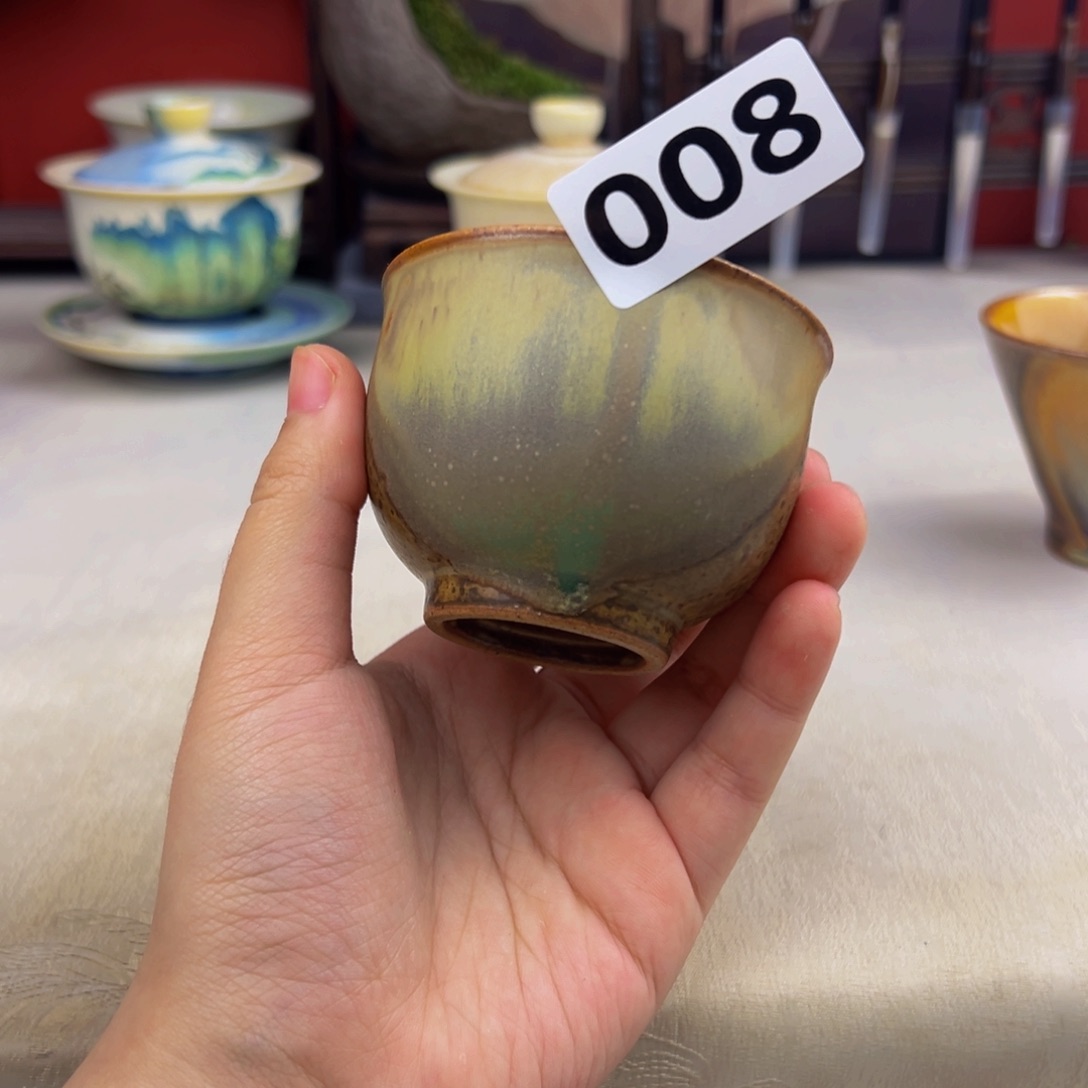 杯纯手工柴烧主人杯