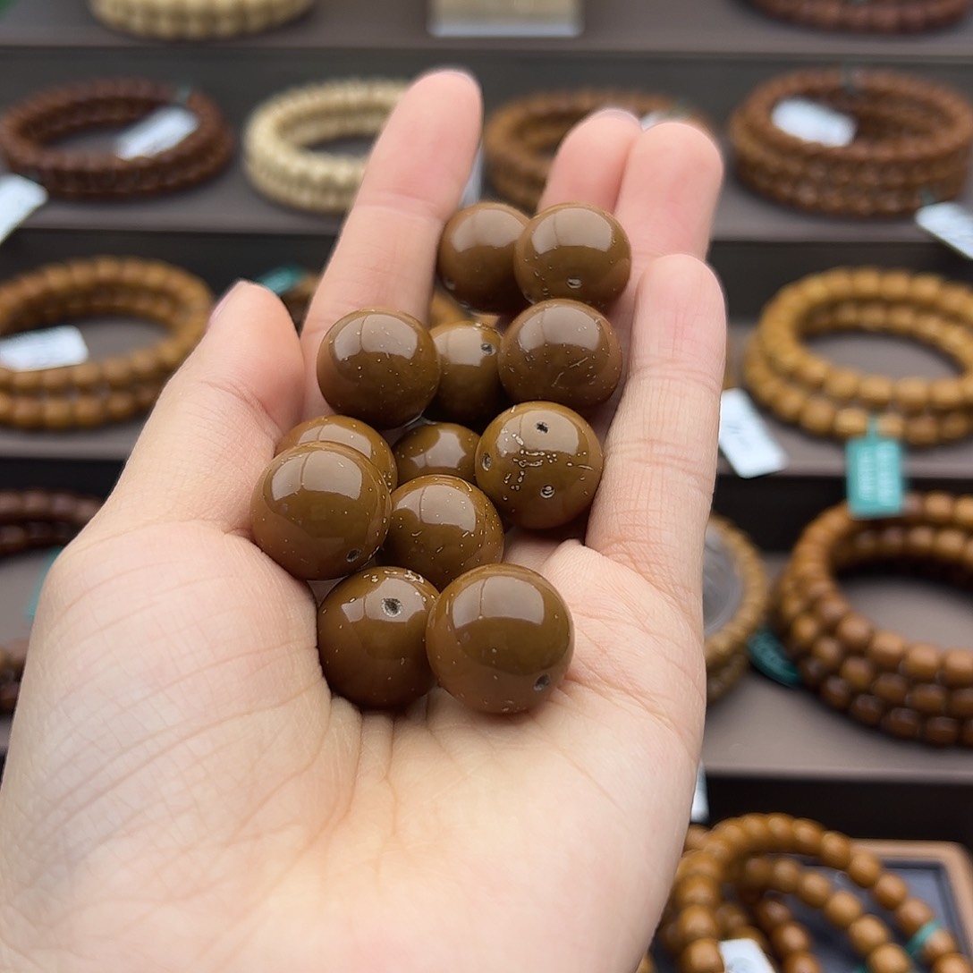 手串紫金鼠A****n17光珠精品紫金鼠