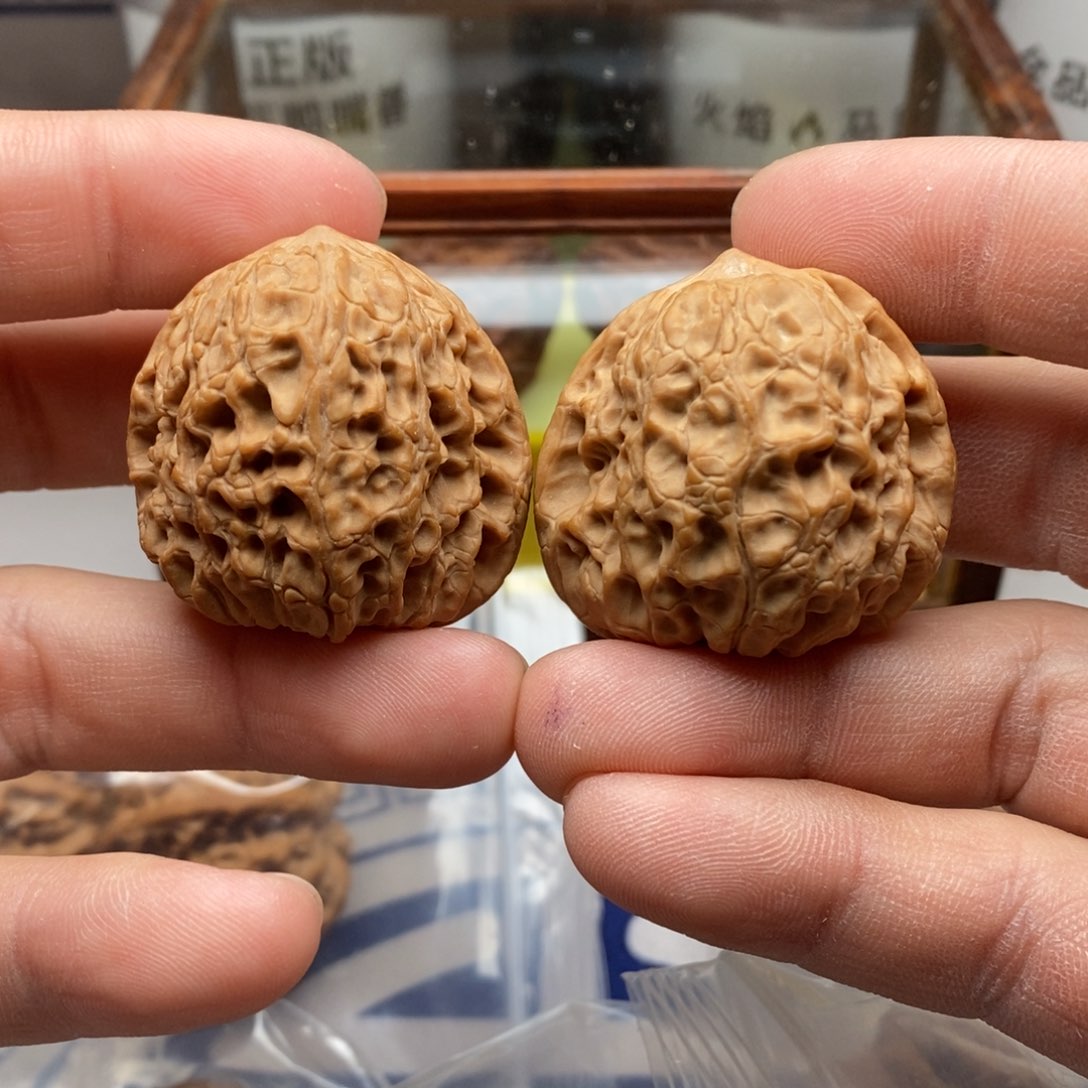 核桃把件三六大团圆