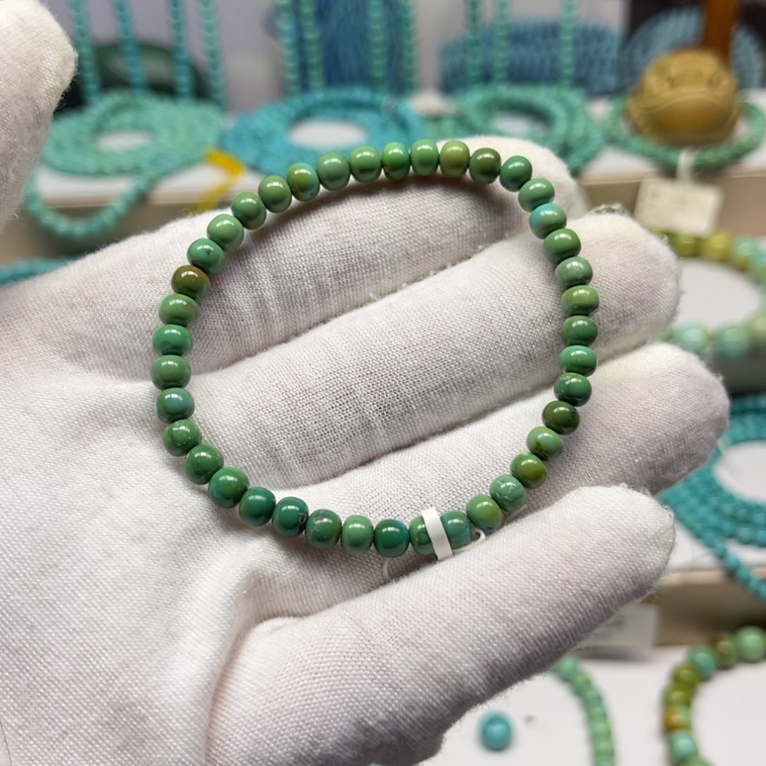 绿松石未镶嵌手链