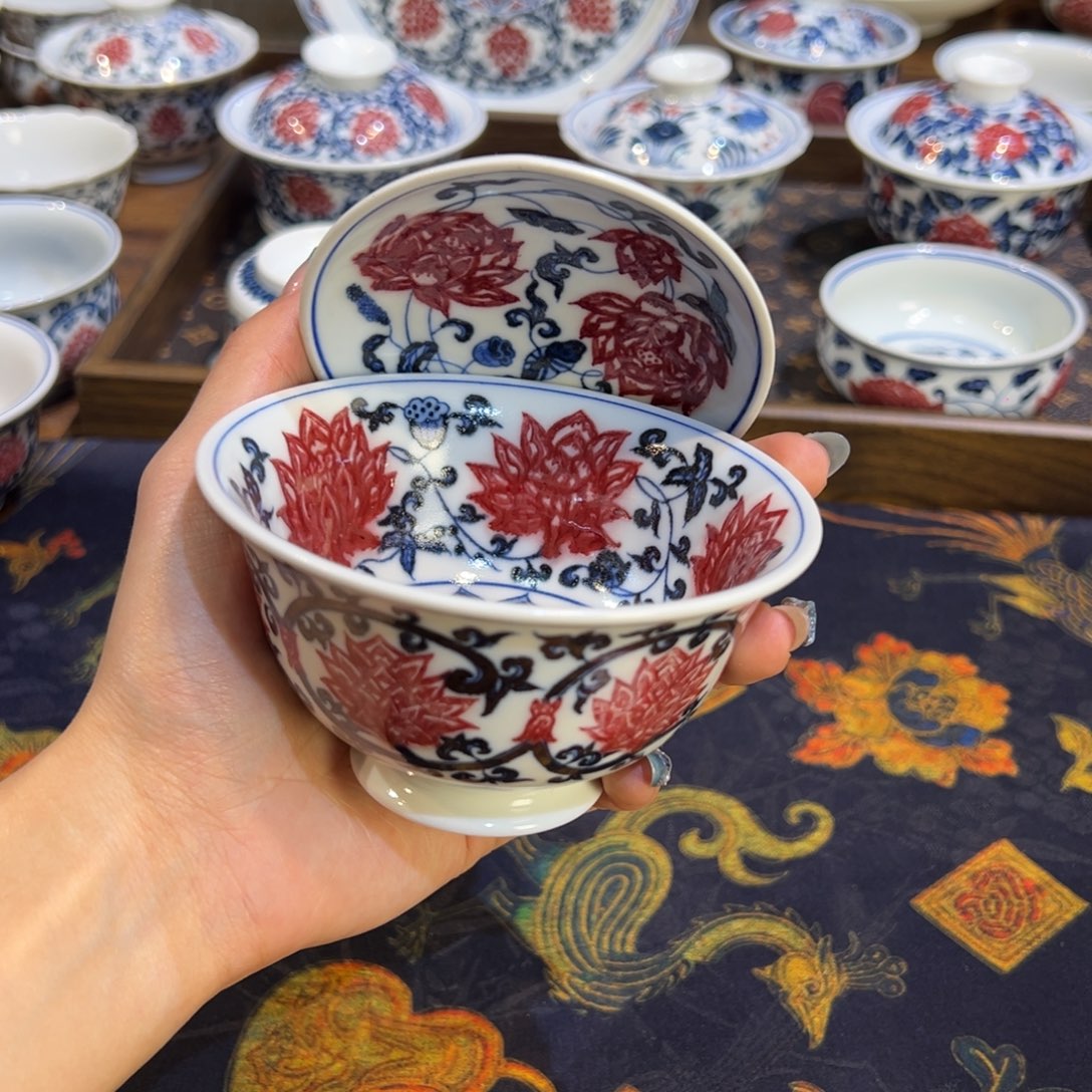 摆件陶瓷景德镇陶瓷茶器百宝箱