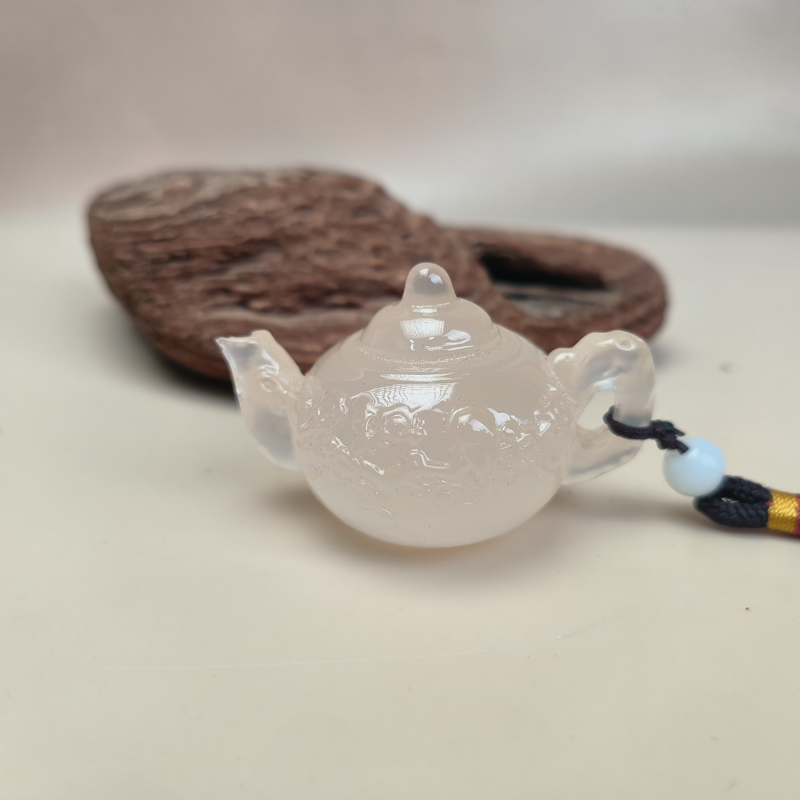 【柒韵文玩】海云把把壶手把件