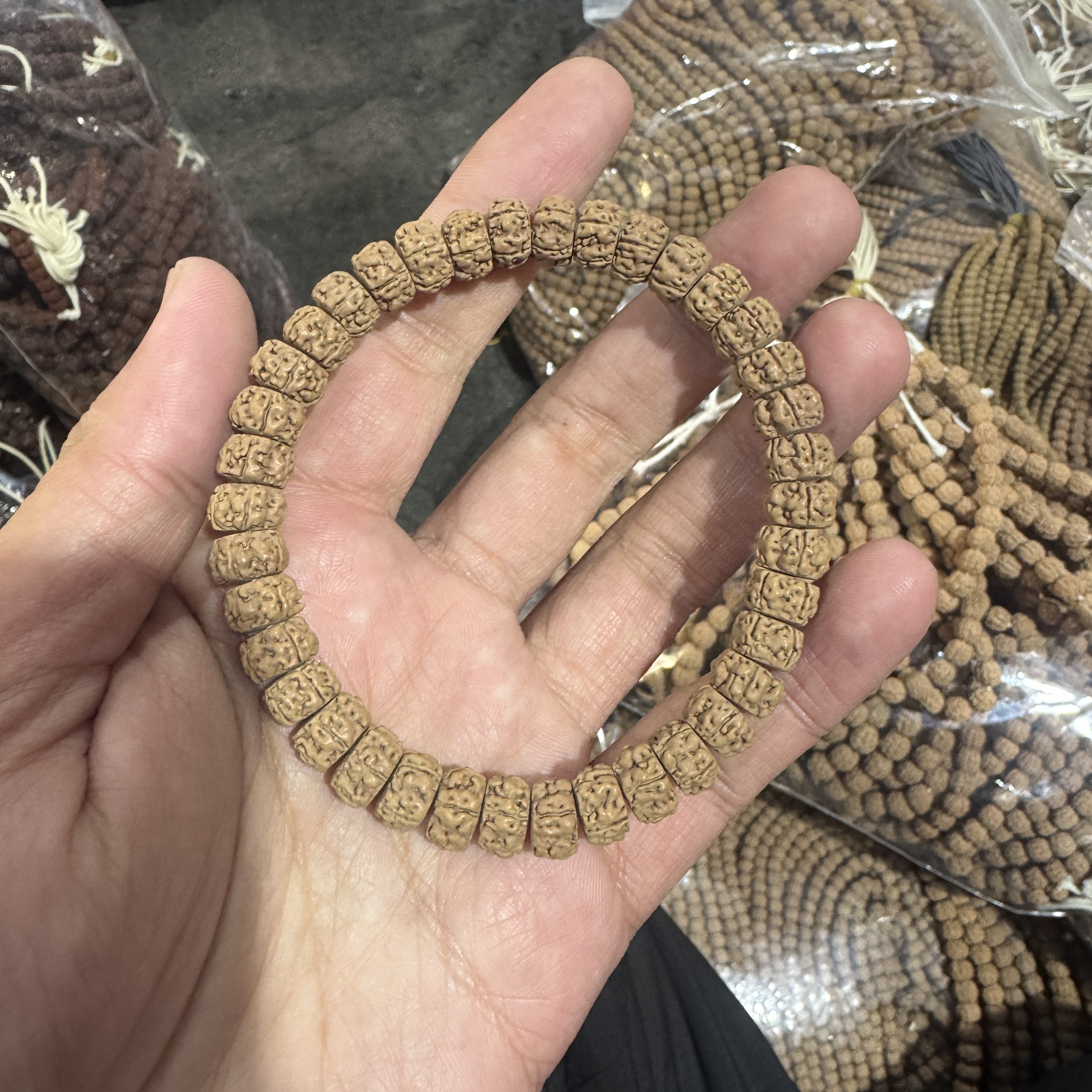 【E293】盘龙金刚手串藏切 10mm 左右手串