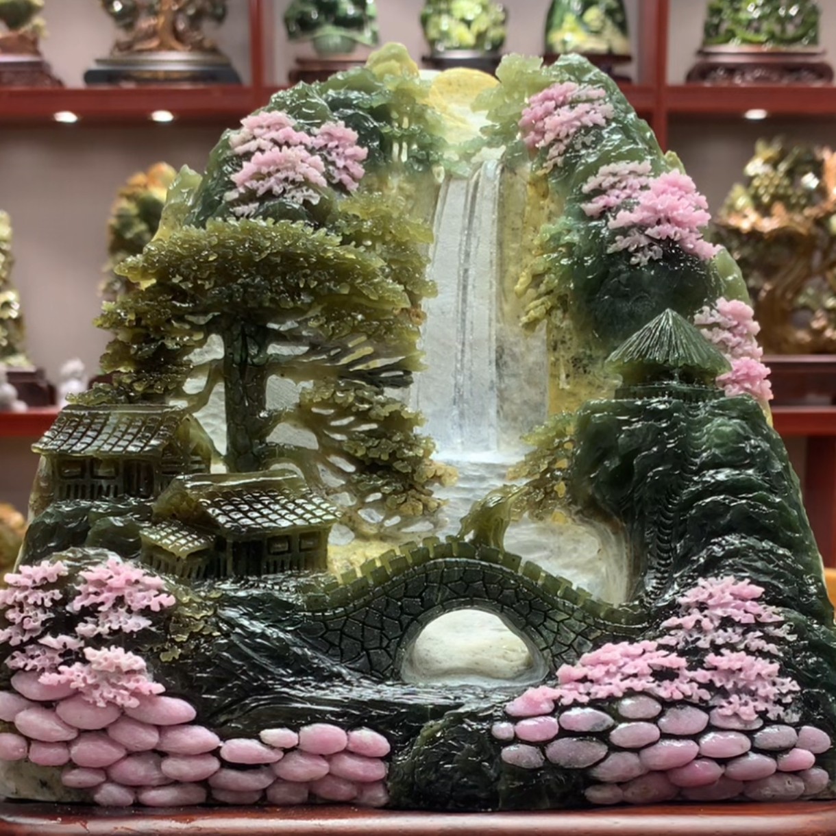 81884家居装饰雕刻摆件玄关电视柜客厅办公室乔迁开业礼物