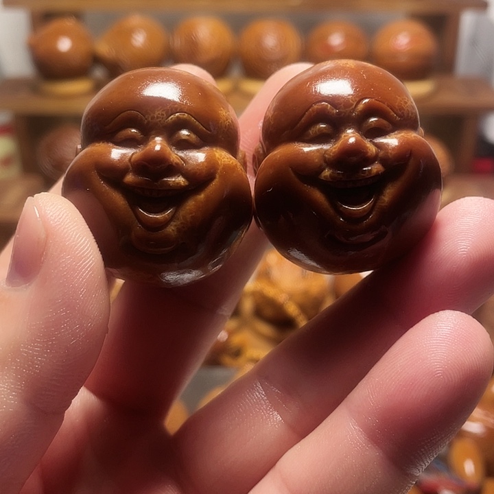 橄榄核手串/手链开心笑佛