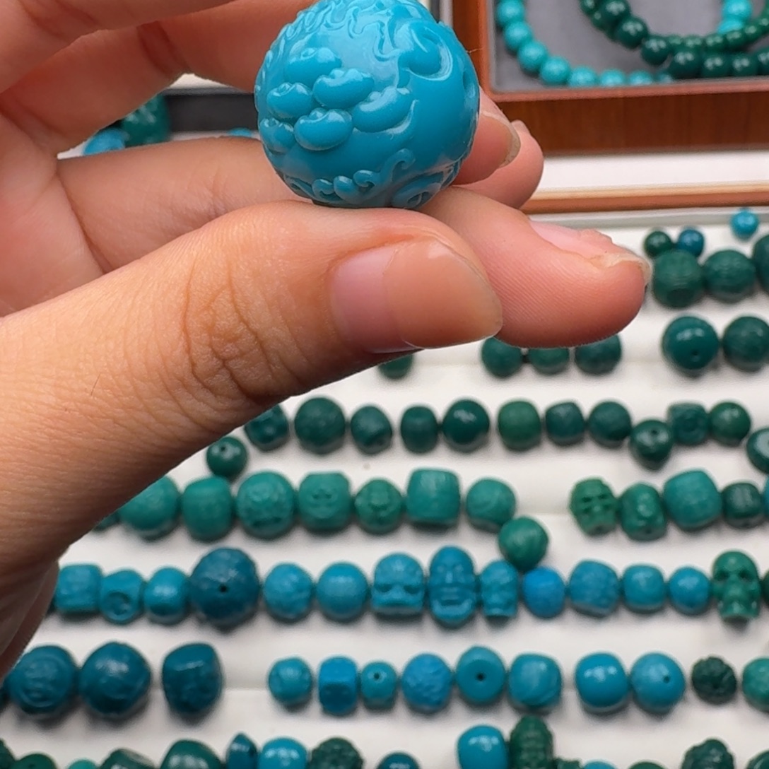 ゞ***1项圈玻璃文玩配饰11