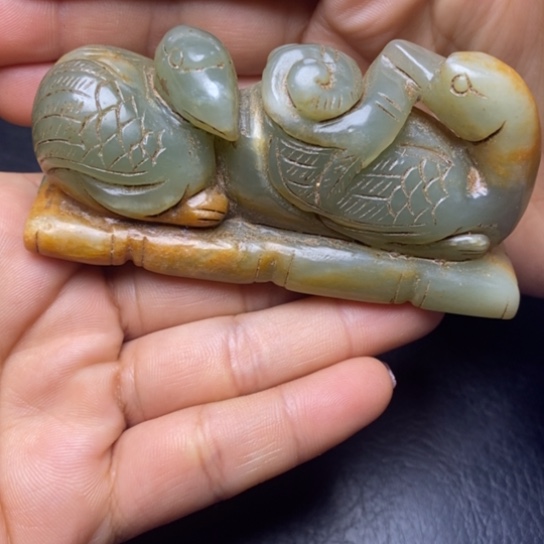 和田玉（糖玉）挂件未镶嵌