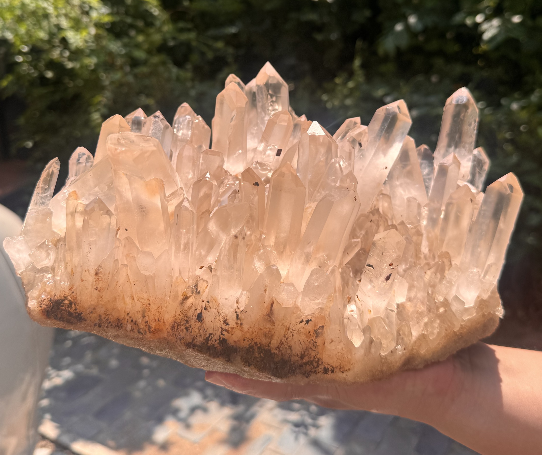 夏夏天然水晶晶簇单拍无效