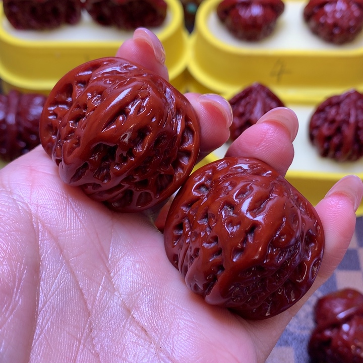 文玩核桃吊坠磨盘39