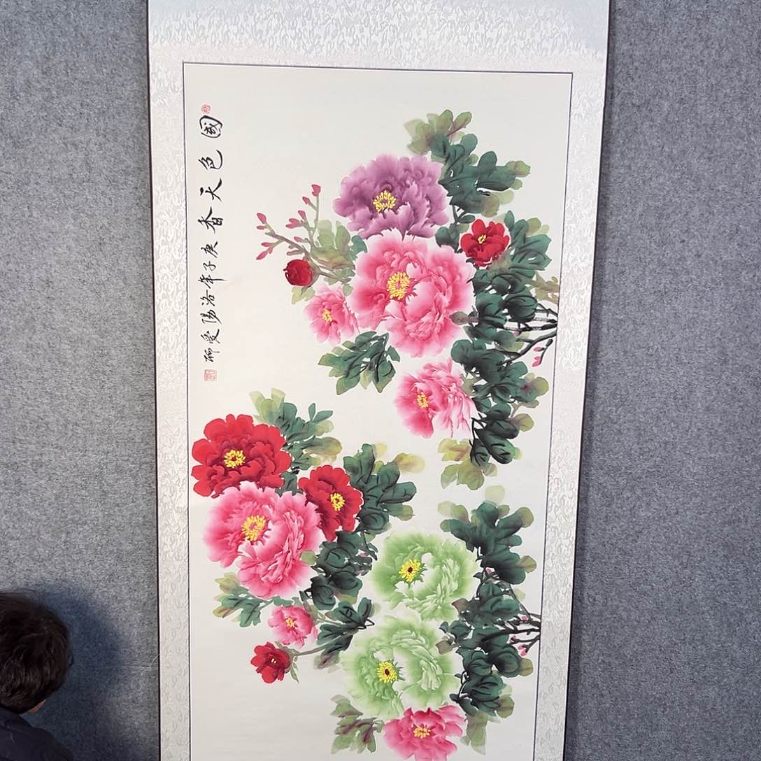 国画800 牡丹花是世界著名花卉