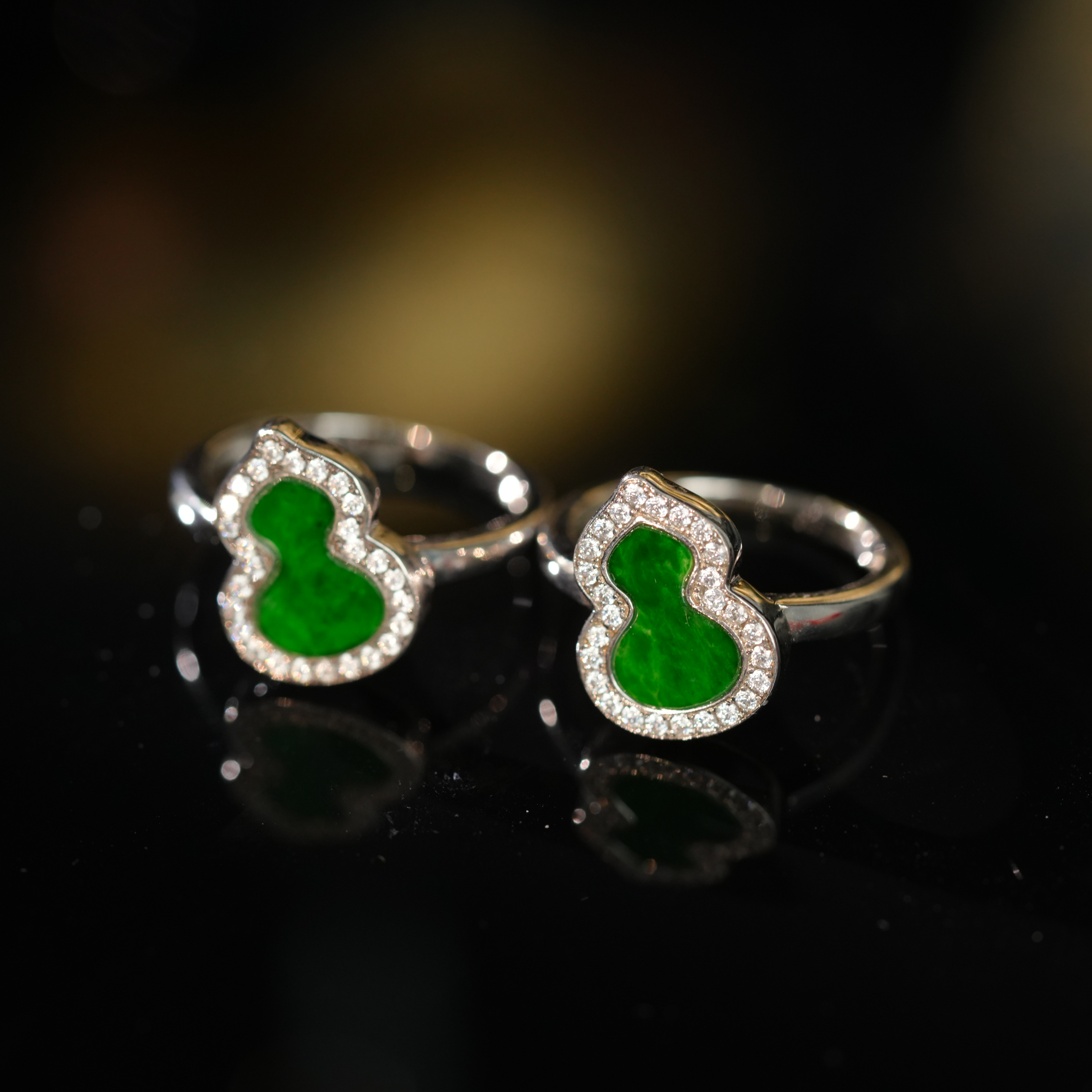 【初见珠宝】S925银翡翠戒指29-1CH126X250【多样性发一件】