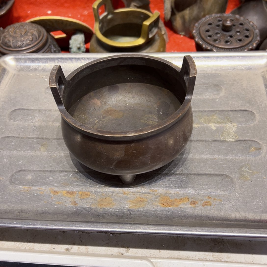 2***0黄铜摆件，文房摆件