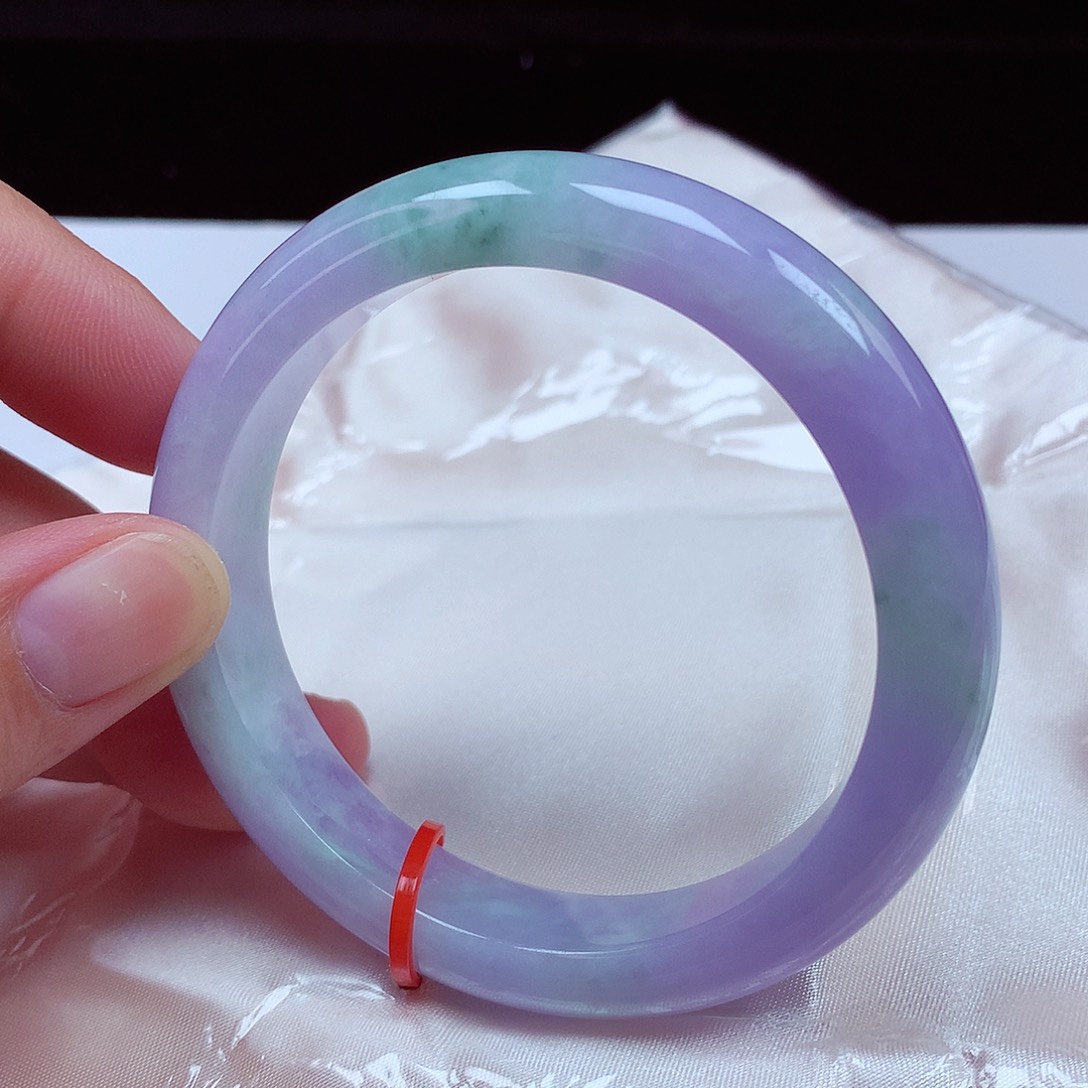 翡翠手镯未镶嵌57圈