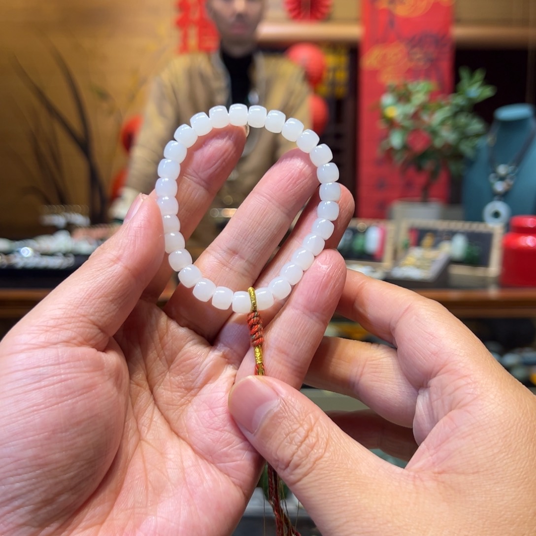 和田玉手链未镶嵌