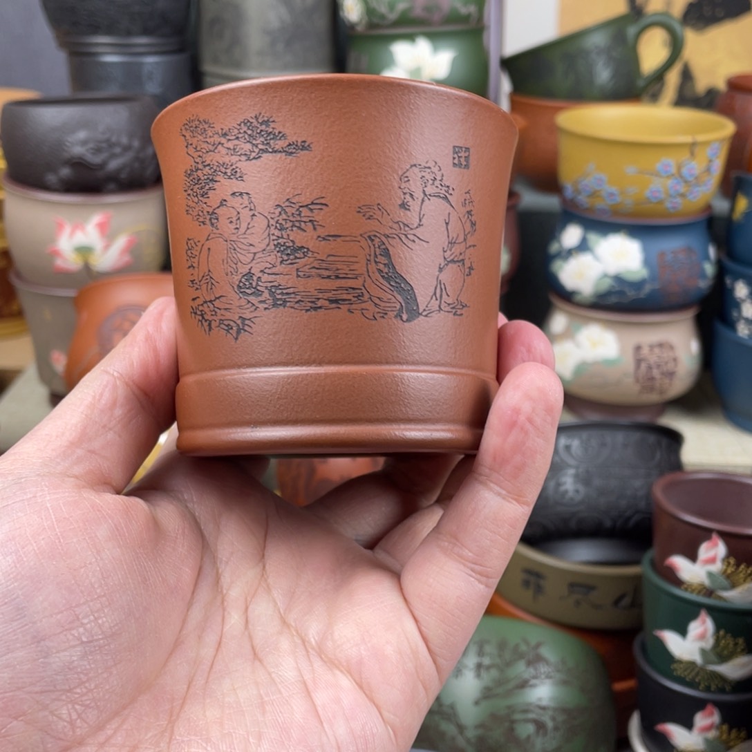 紫砂茶杯紫砂茶杯