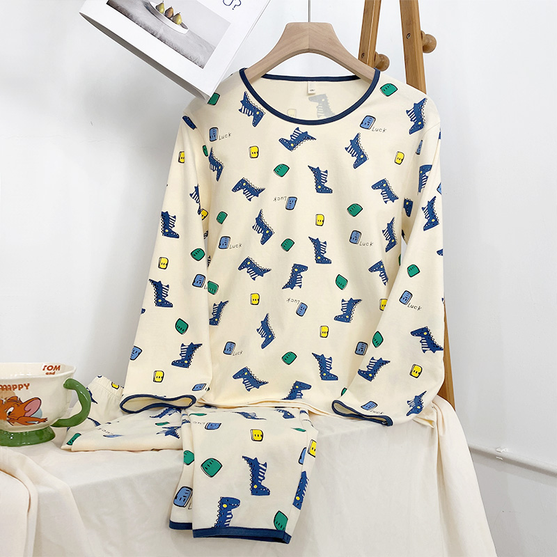 【加肥加大】胖童装大码内衣两件套莱卡棉秋衣秋裤内穿保暖秋冬宽松