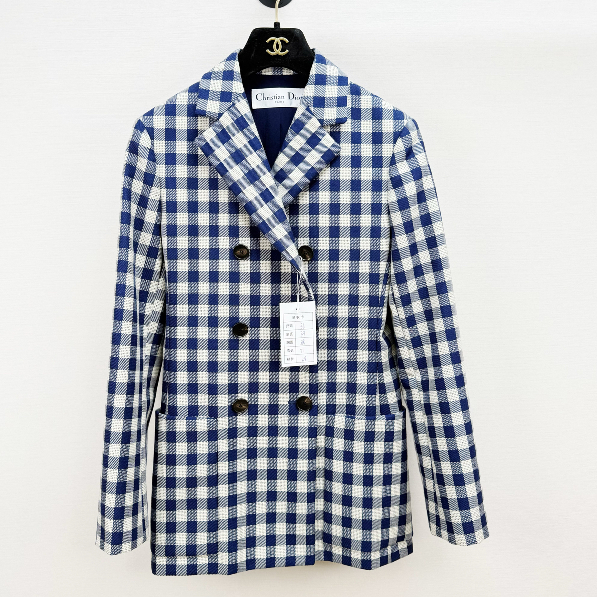 未使用 DIOR/迪奥 羊毛西装外套36码 胸围88 衣长71 转柜三万多