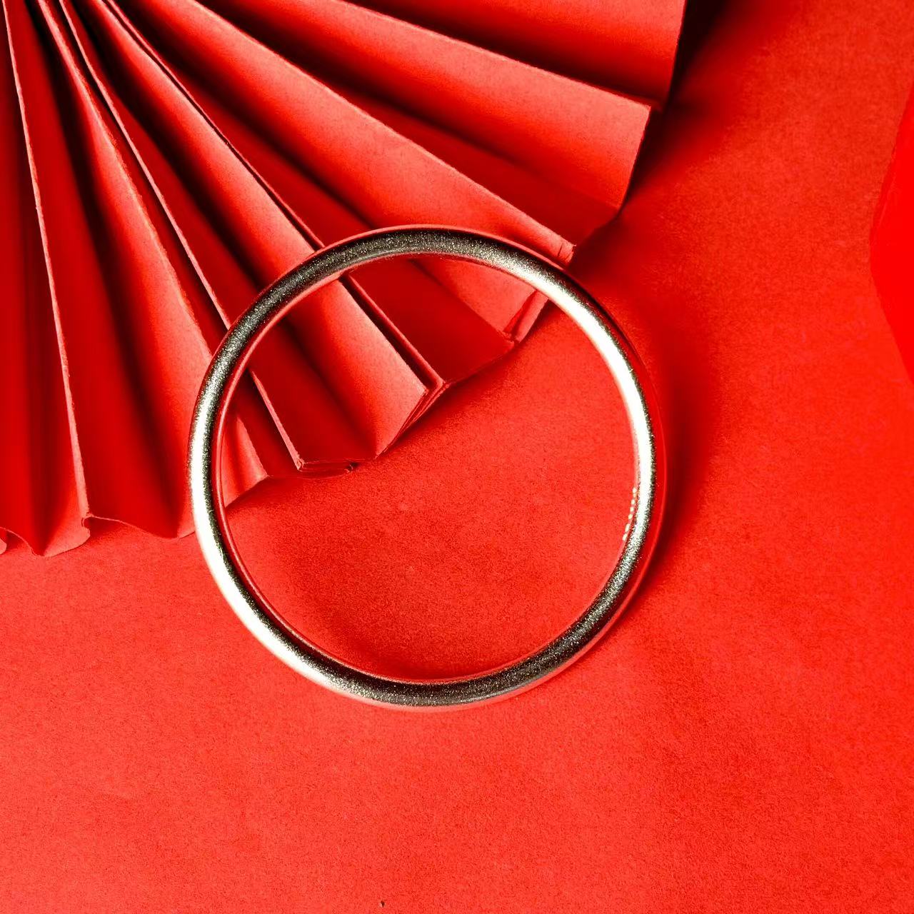 925银手镯 SP006 光面素圈银手镯